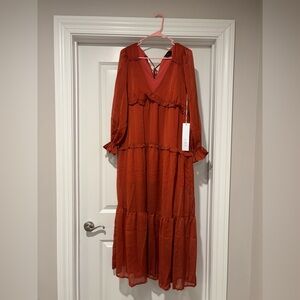 Burnt Orange Dress